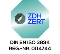 ZDH Zertifiziert DIN EN ISO 3834